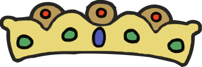 Gold crown clipart