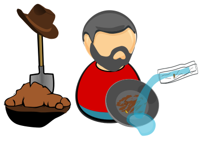 Gold-digger clipart