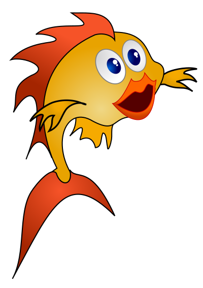 Gold-fish clipart