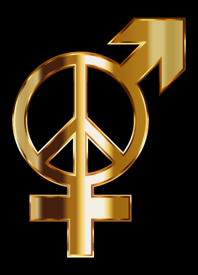 Gold Gender Peace clipart