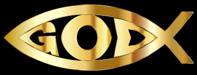 Gold God Fish clipart