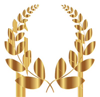 Gold Laurel Wreath 5 No Background clipart