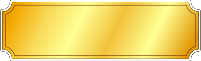 Gold Metal Sign clipart