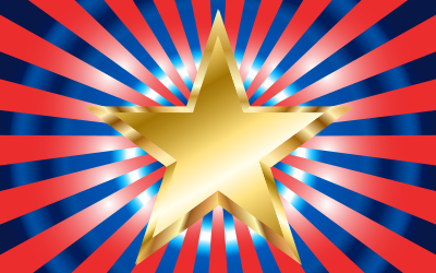 Gold Starburst clipart