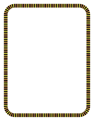 Gold Tracks Border clipart