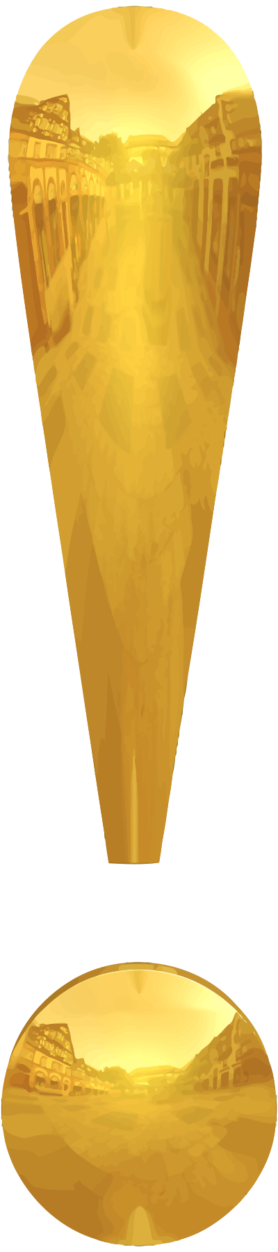 Gold typography ! clipart