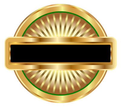 Golden Badge clipart