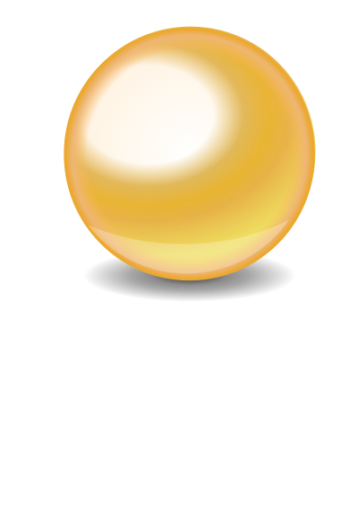 Golden ball. clipart