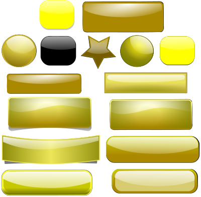 Golden Buttons clipart