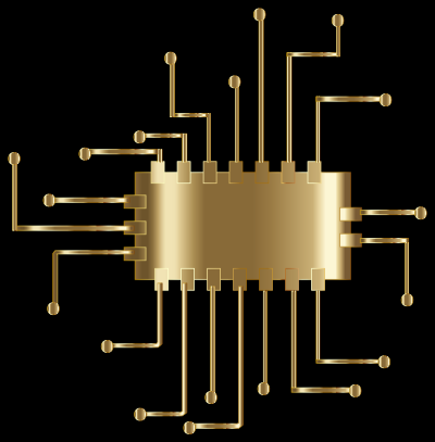 Golden Chip clipart