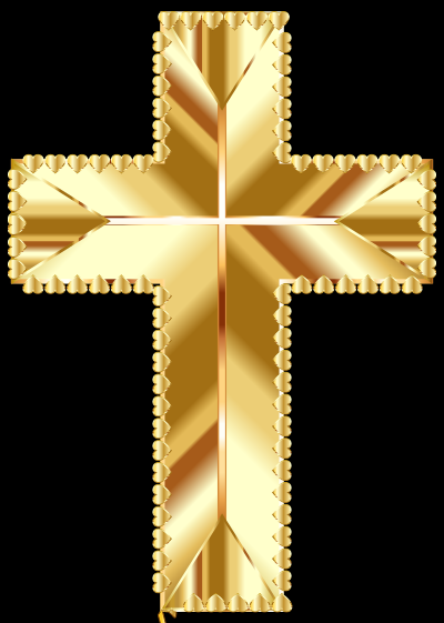 Golden Cross Love clipart