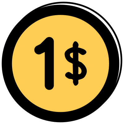 Golden Dollar clipart