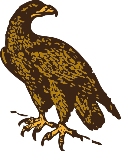 Golden eagle clipart