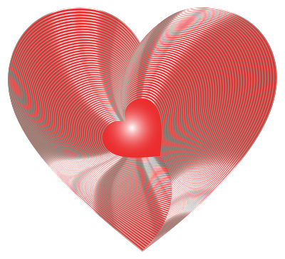 Golden Heart Of The Rainbow 4 clipart
