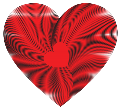 Golden Heart Of The Rainbow 6 clipart