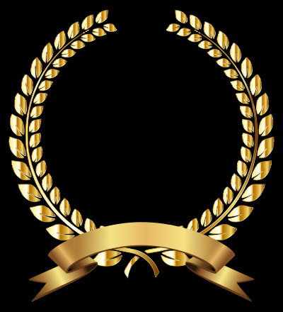 Golden Laurel Wreath Remixed clipart