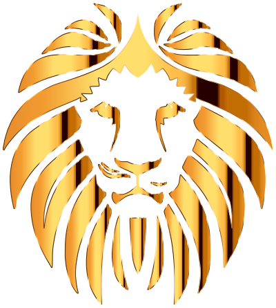 Golden Lion 4 No Background clipart
