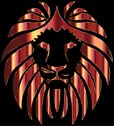 Golden Lion 5 clipart