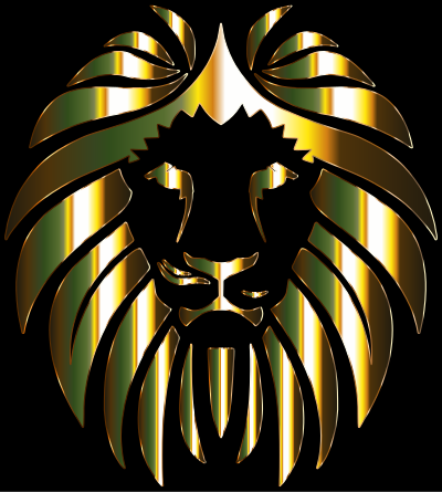 Golden Lion 6 clipart