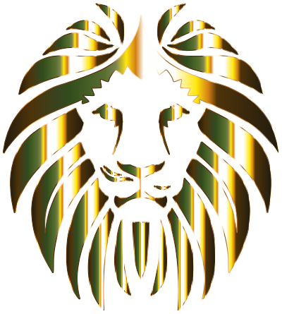 Golden Lion 6 No Background clipart