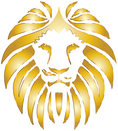 Golden Lion 8 No Background clipart