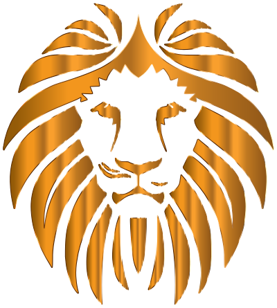 Golden Lion 9 No Background clipart
