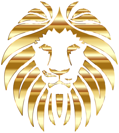 Golden Lion No Background clipart
