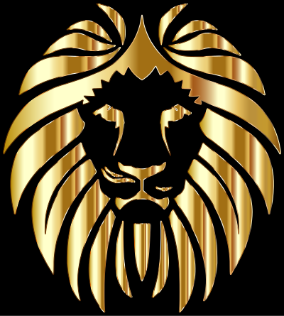 Golden Lion Variation 2 clipart