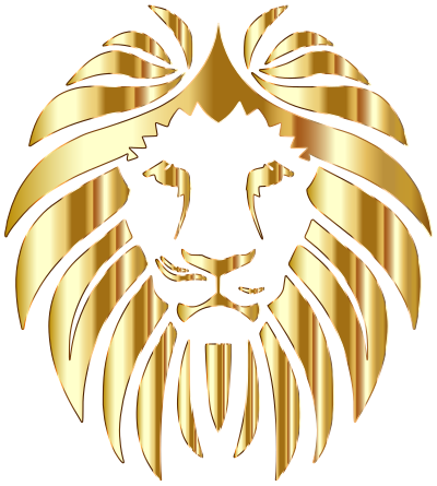 Golden Lion Variation 2 No Background clipart