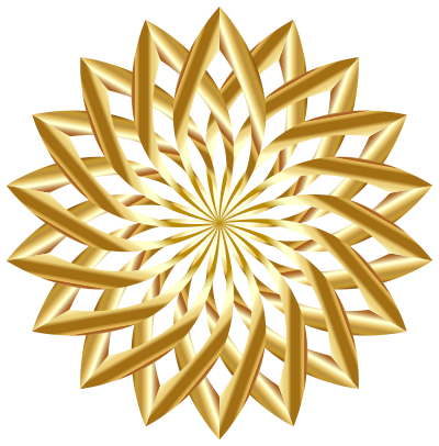 Golden Lotus No Background clipart