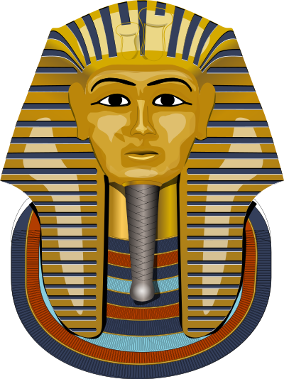 Golden mask Tutanchamun clipart