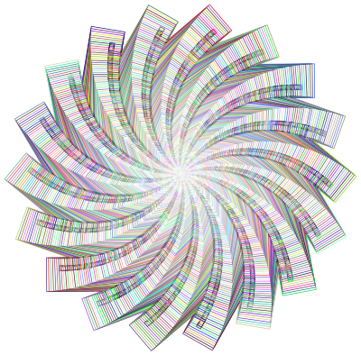 Golden Ratio Maelstrom Prismatic clipart