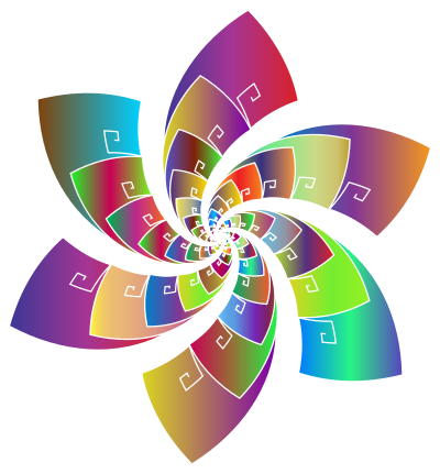 Golden Ratio Star Design 2 Prismatic clipart