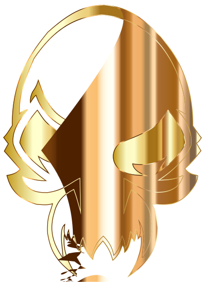 Golden Skull clipart