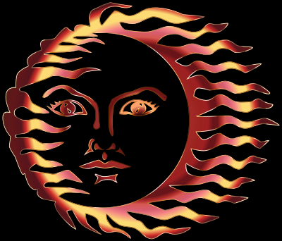 Golden Visage 11 clipart