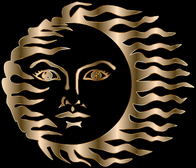 Golden Visage 12 clipart