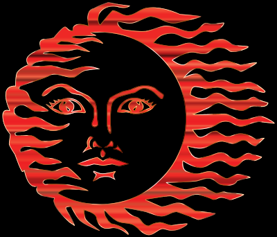 Golden Visage 19 clipart