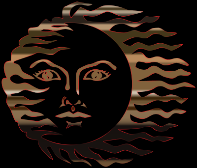Golden Visage 20 clipart