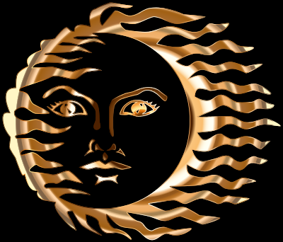 Golden Visage 4 clipart