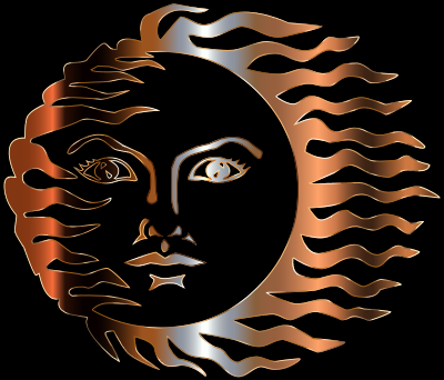 Golden Visage 7 clipart