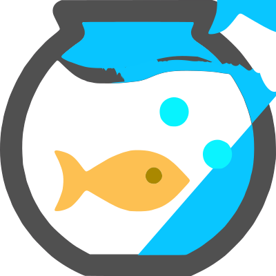 Goldfisch im Glas clipart