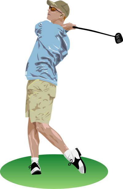 Golf Drive clipart