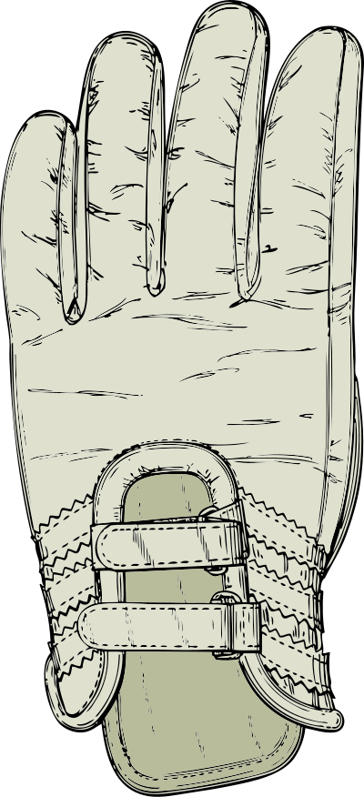 Golf glove clipart