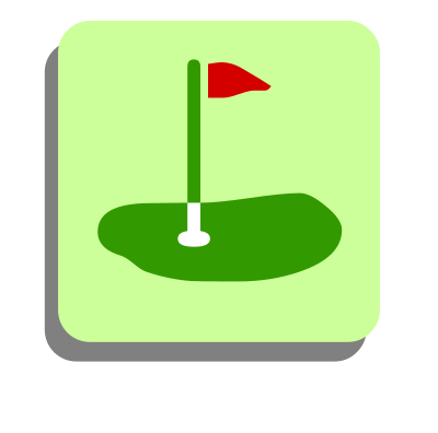 Golfcourse clipart