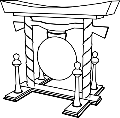 Gong clipart