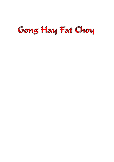Gong Hay Fat Choy clipart