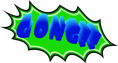 Gong, sounds, onomatopoeias, sonidos, onomatopeyas, clipart