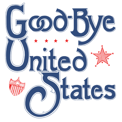 Goodbye United States - Text clipart