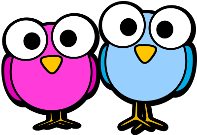 Googley eye birdies clipart