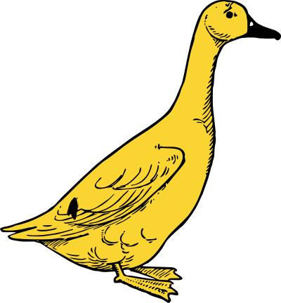 Goose Hand Drawn Sketch clipart